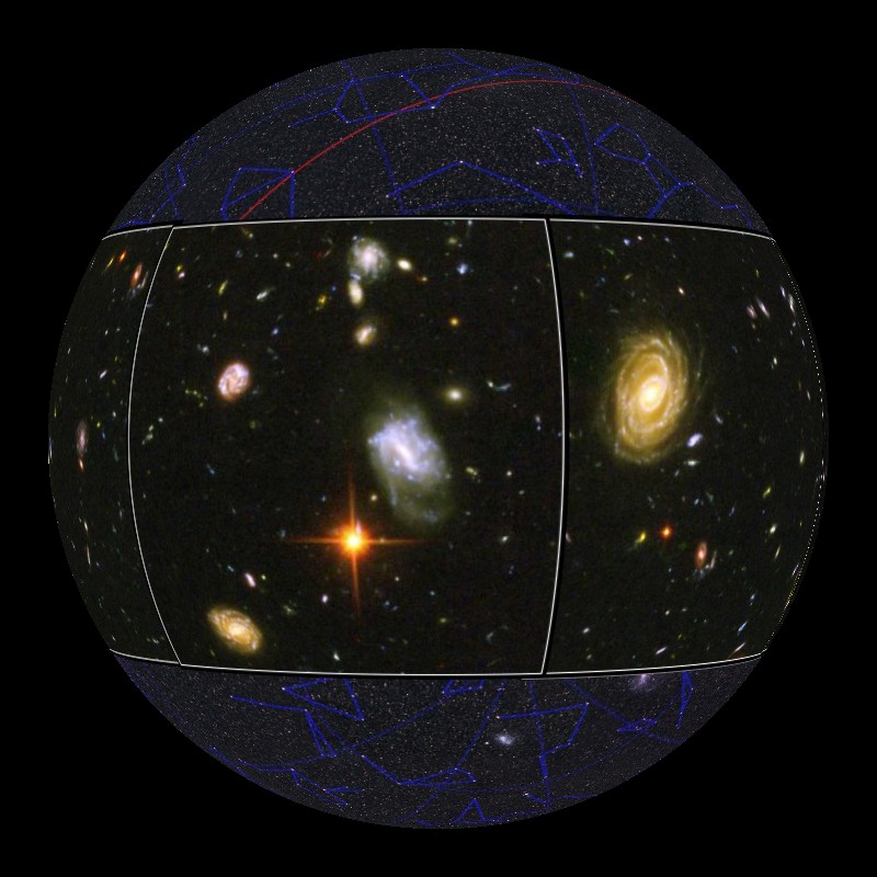 Play video of Hubble Ultra Deep Field visualization