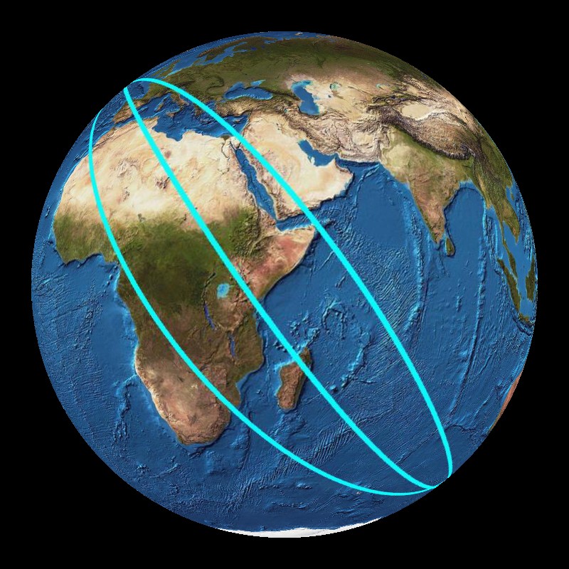 Play video of ISS Tracks visualization