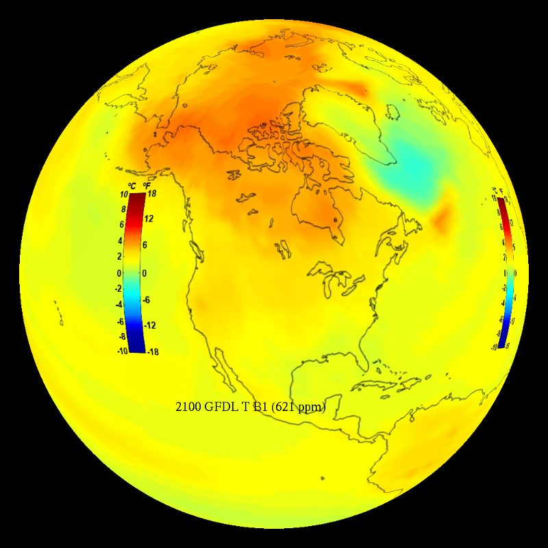 Play video of GFDL Model visualization