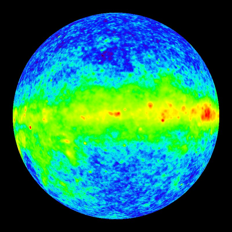 Cosmic Microwave Background: WMAP (fifth year sequence) - Science On a  Sphere