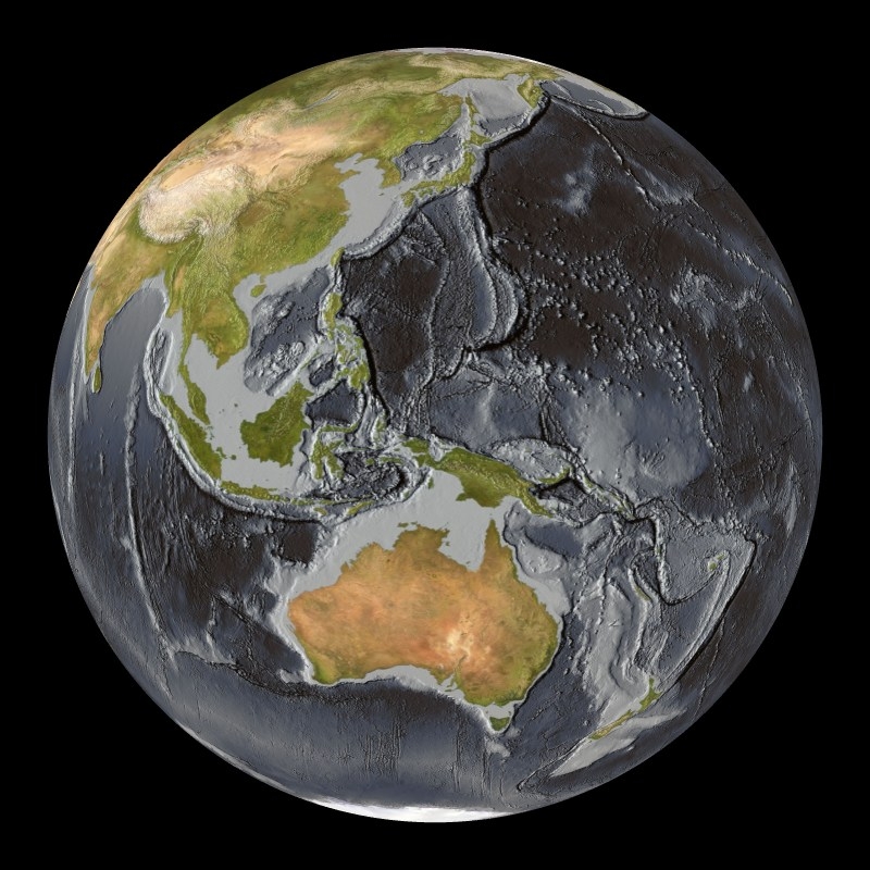 Etopo Topography And Bathymetry Science On A Sphere