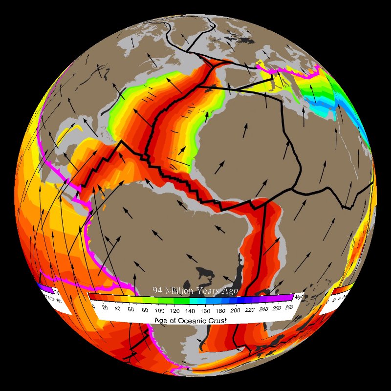 Tectonic Plates Animation
