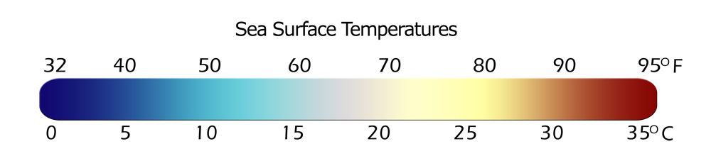 Color Bar for SST