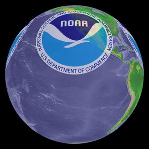 NOAA logo positioned using pipcoords