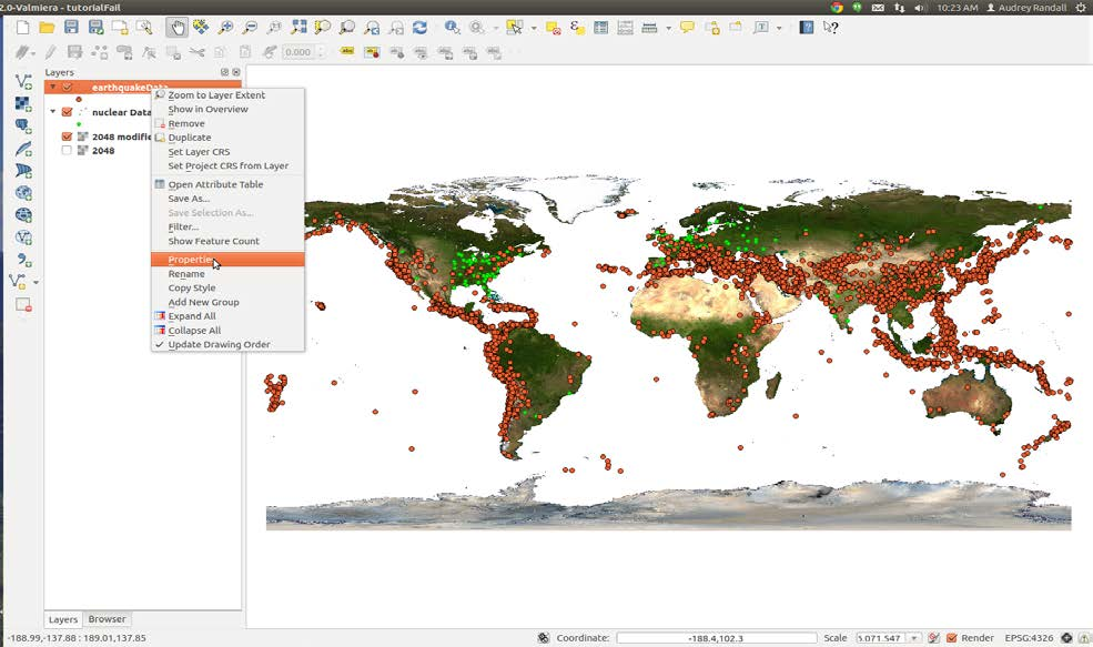 coordinate system - Why does Google Earth Pro project these shapefiles  correctly and QGIS does not? - Geographic Information Systems Stack Exchange